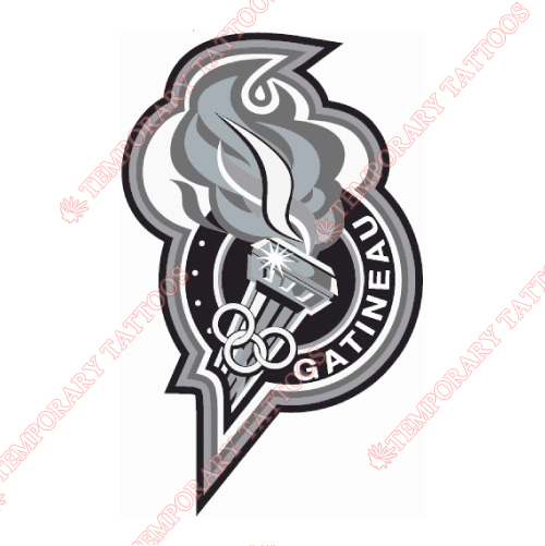 Gatineau Olympiques Customize Temporary Tattoos Stickers NO.7425